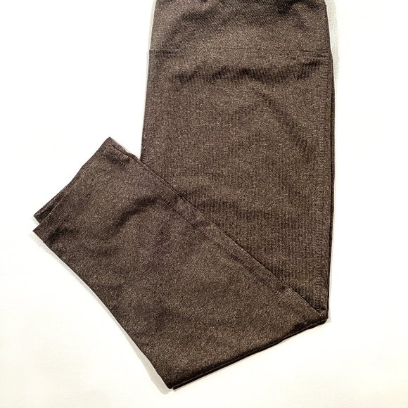[ 2 for $17 ]   - Reebok [ silver-grey ] smooth fit yoga leggings - Picture 1 of 3
